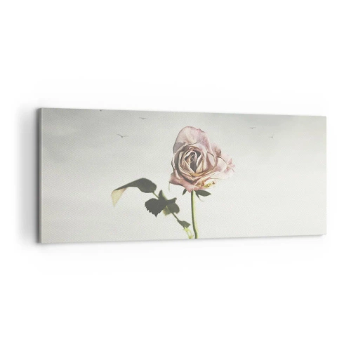 Lærredstryk - Billede på lærred - Velkomst til foråret - 100x40 cm
