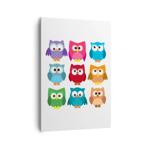 Lærredstryk - Billede på lærred - Forskelle kan være morsomme - 70x100 cm