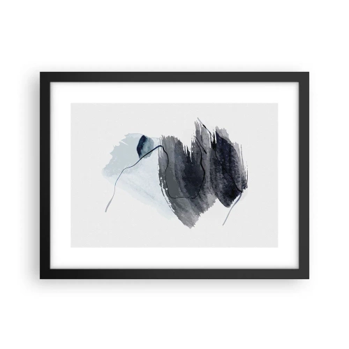 Plakat i sort ramme - Intensitet og bevægelse - 40x30 cm