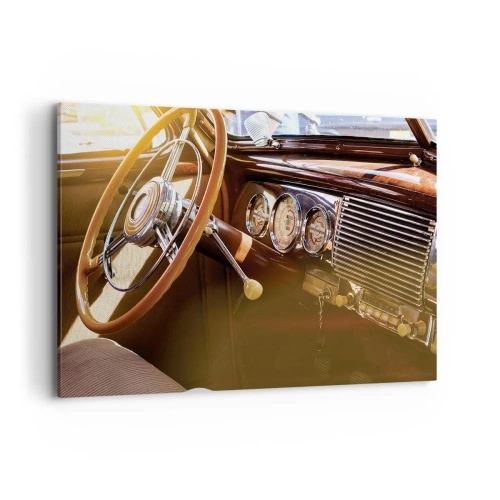 Lærredstryk - Billede på lærred - Et pust af luksus fra fortiden - 100x70 cm