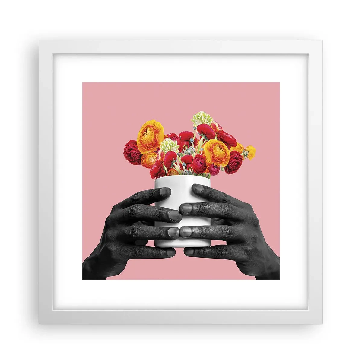 Plakat i hvid ramme - Livets apotheose - 30x30 cm