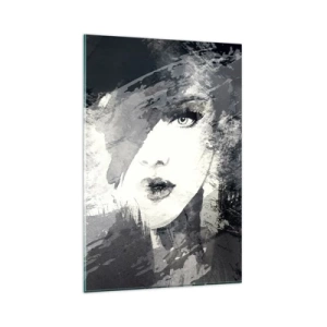 Billede på glas - Bag et gråt slør - 80x120 cm