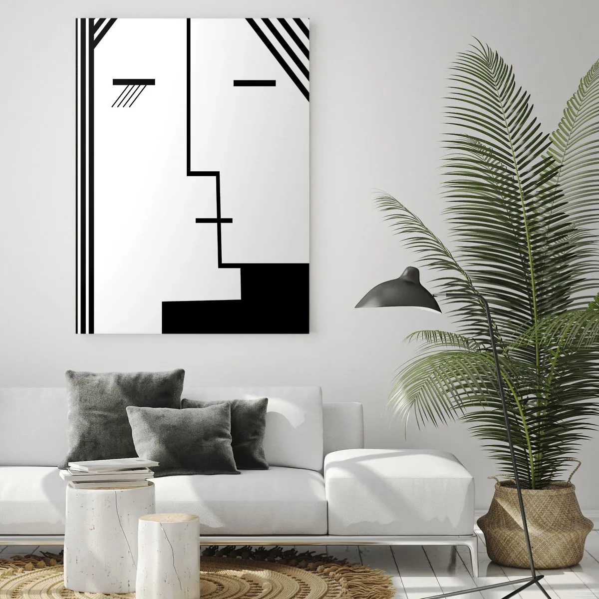 Billede på glas - Bare et kys - 50x70 cm