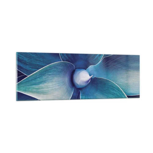 Billede på glas - Blå fra himlen - 90x30 cm