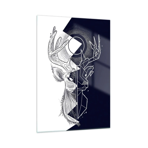 Billede på glas - Modsætningernes kamp og enhed - 50x70 cm