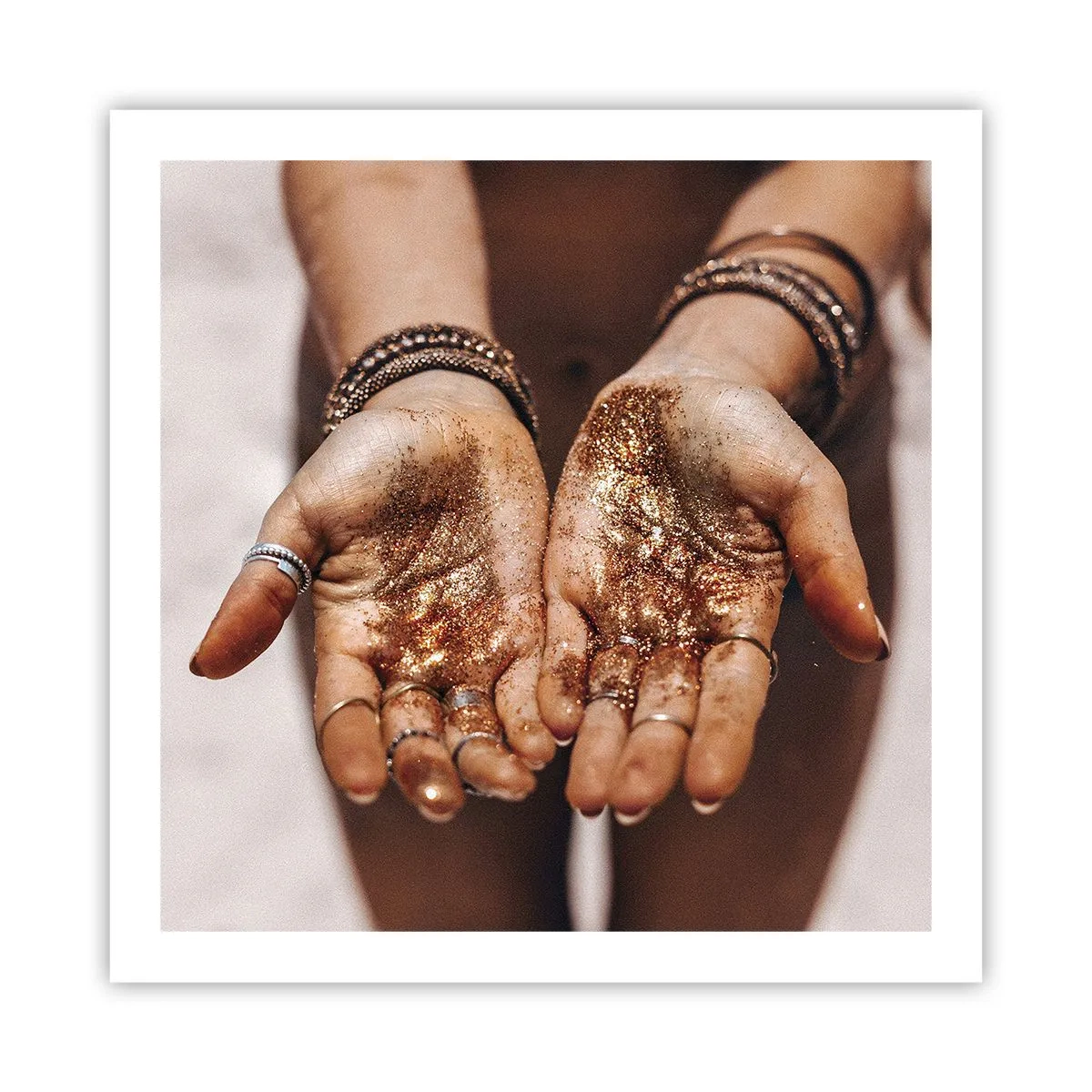 Plakat - En gave til dig - 60x60 cm