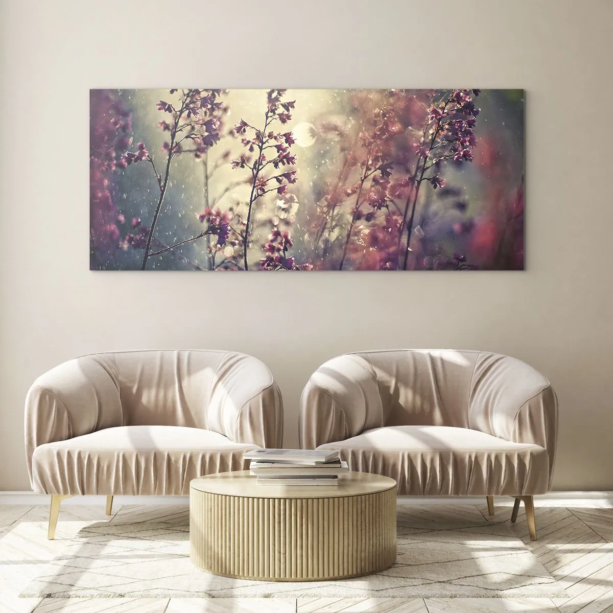 Billede på glas - Hemmelig have - 120x50 cm