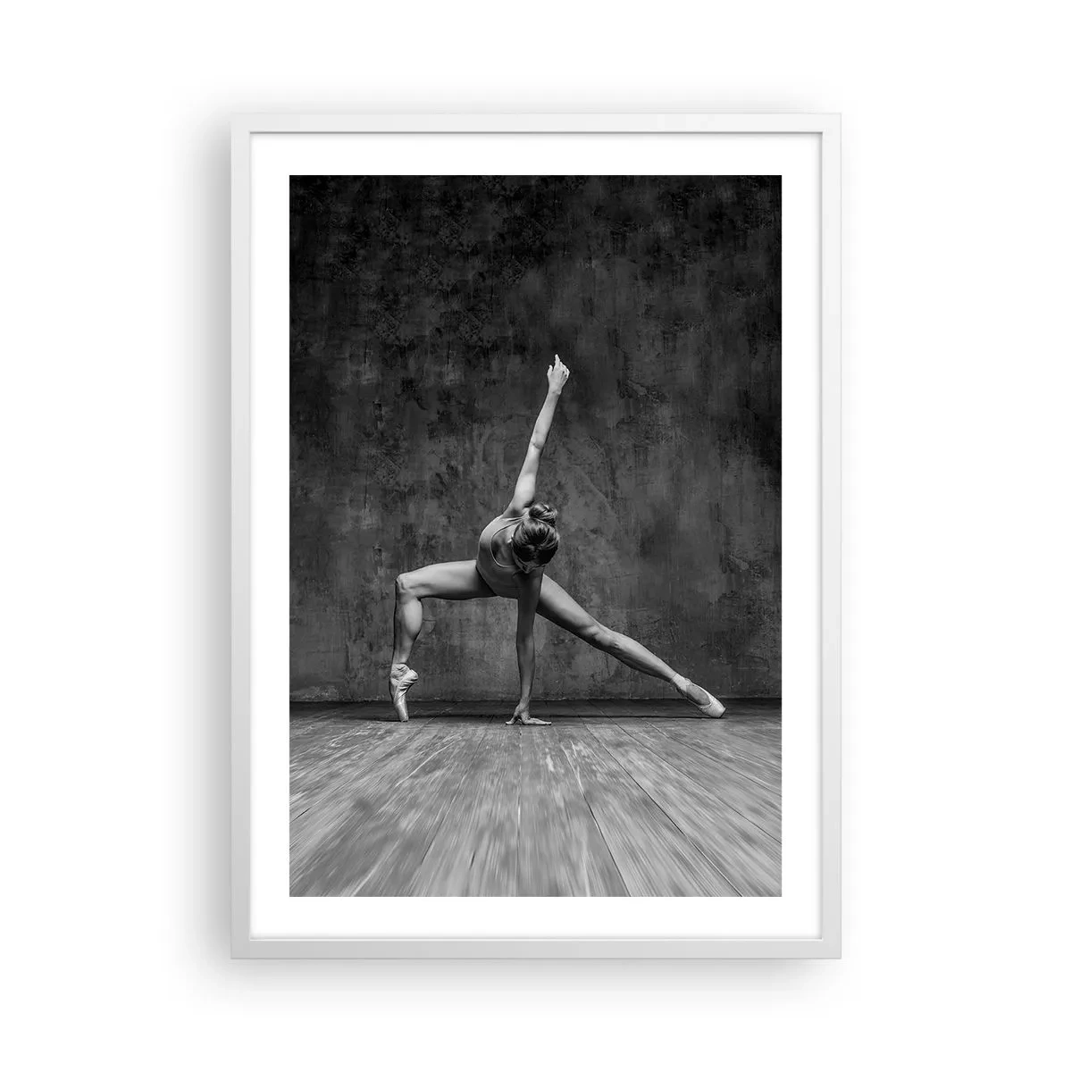 Plakat i hvid ramme - Idealet om balance - 50x70 cm