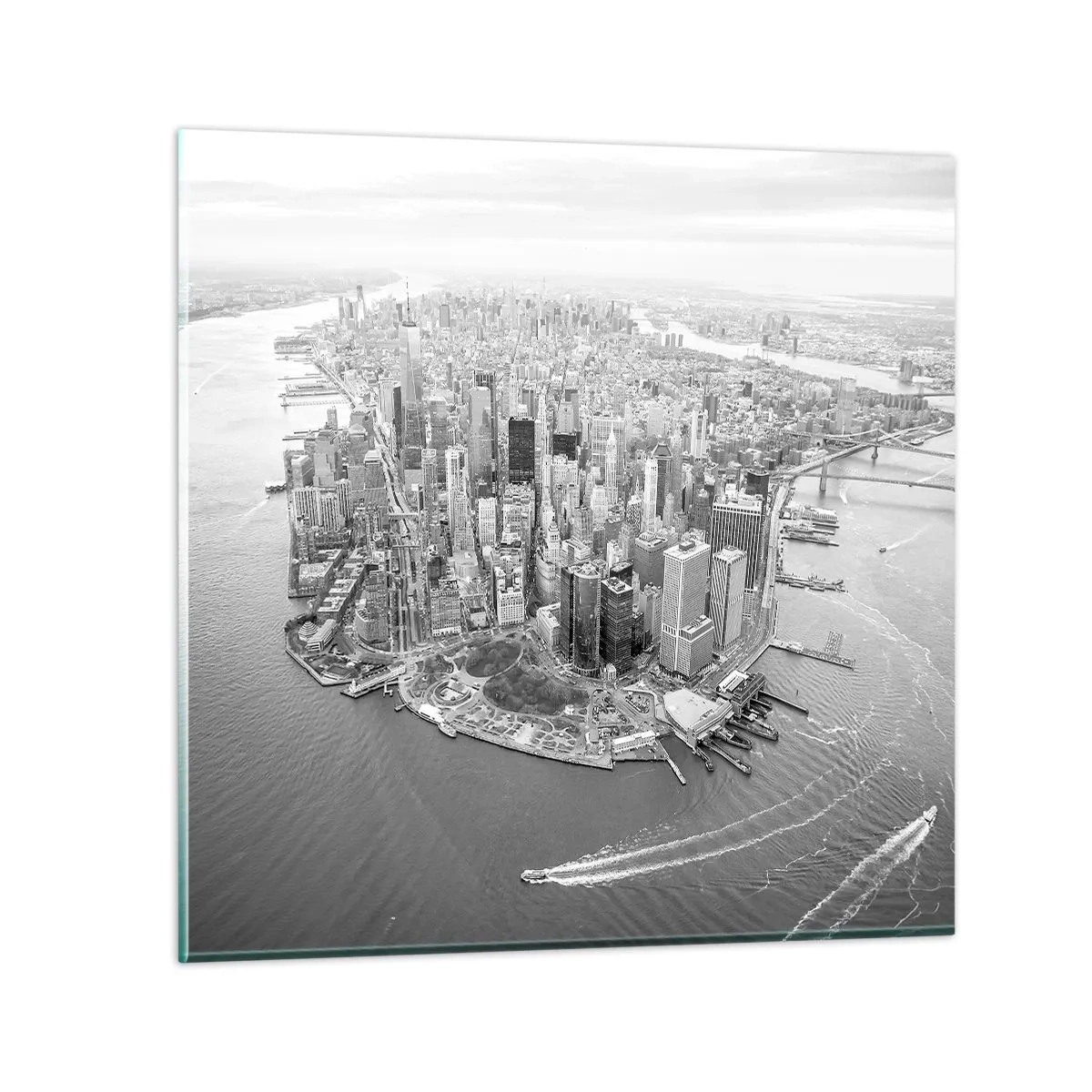 Billede på glas - Hvordan kan man ikke elske? - 70x70 cm