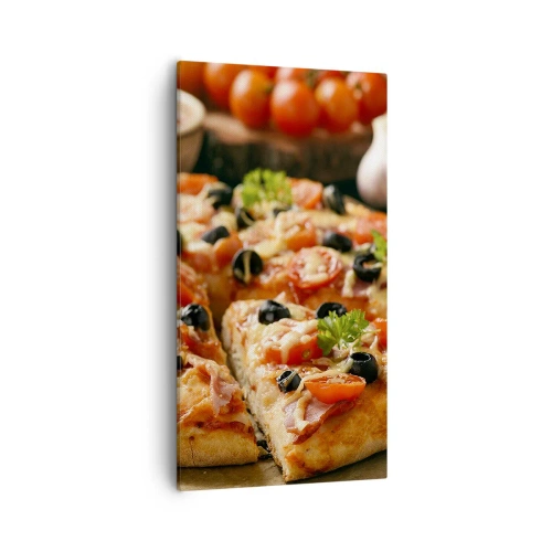 Lærredstryk - Billede på lærred - Du er sluppet af sted med det igen - 55x100 cm