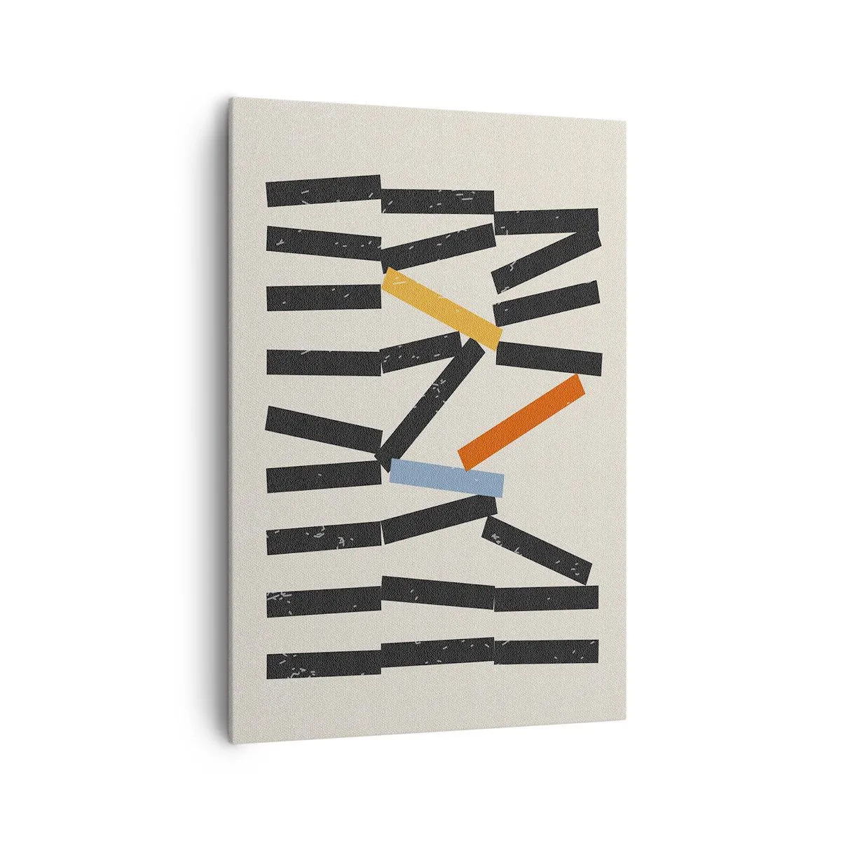 Lærredstryk - Billede på lærred - Dominoer - komposition - 70x100 cm