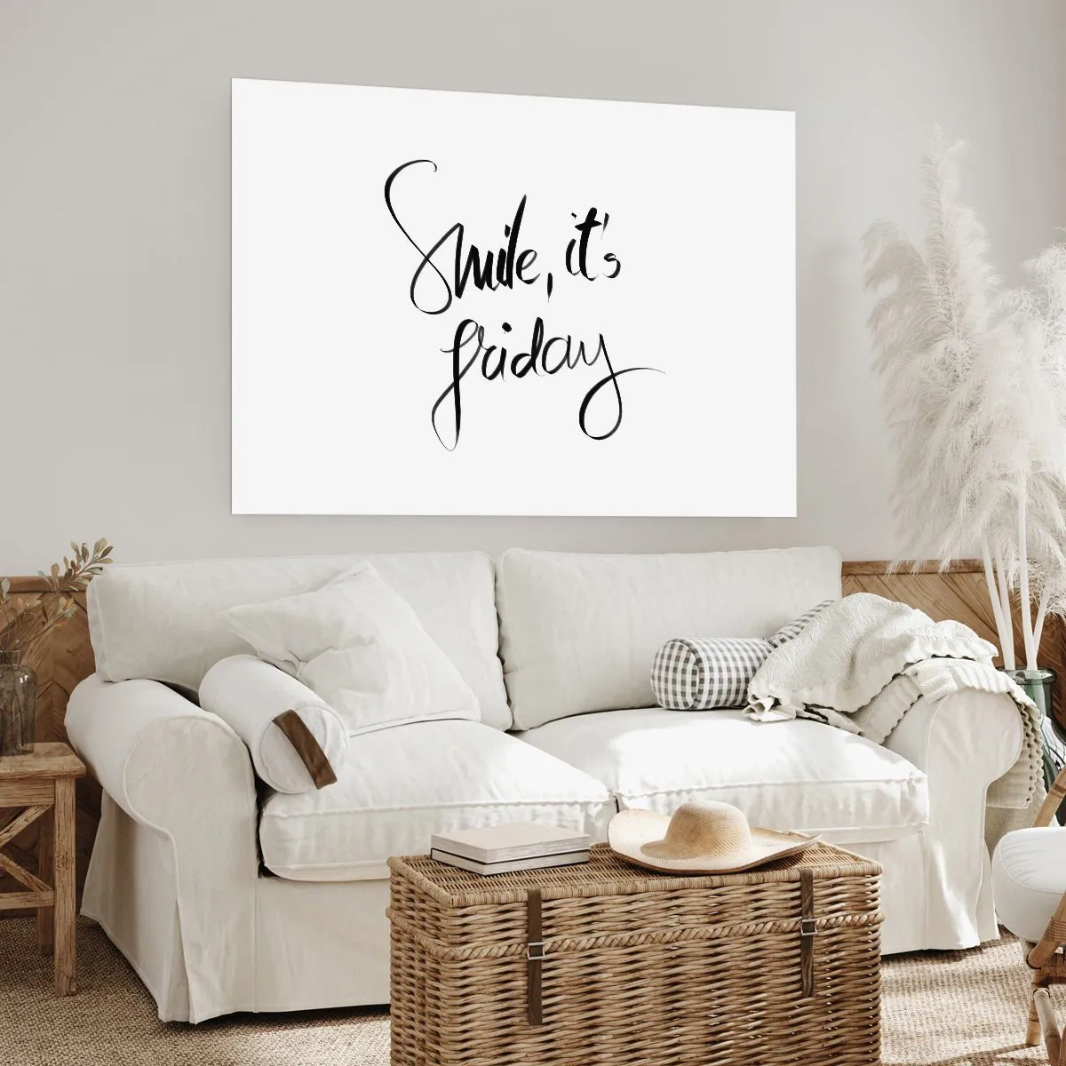 Plakat - Ægte glæde - 100x70 cm