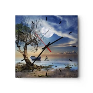 Vægur, Uret - Er dette enden eller begyndelsen? - 30x30 cm