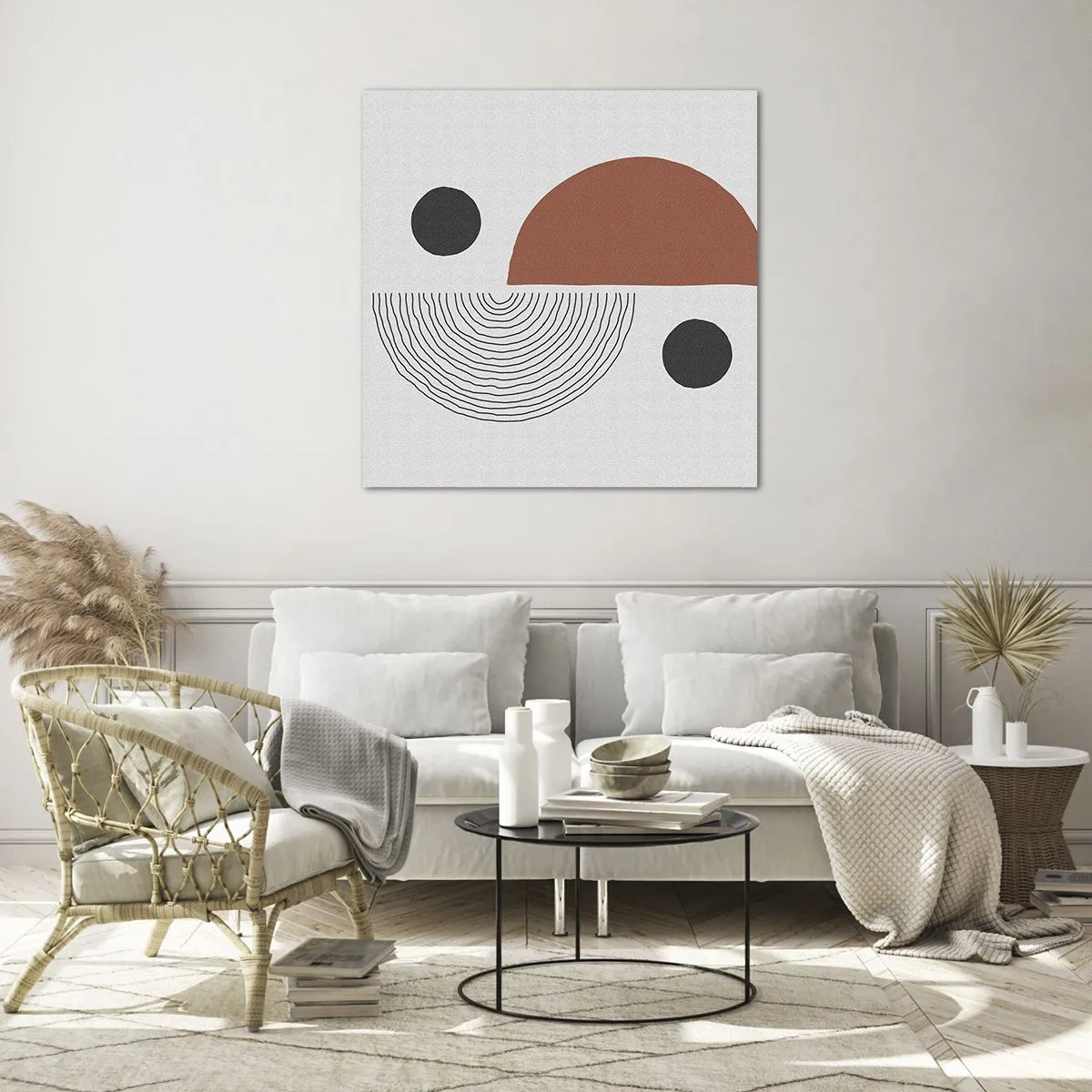 Billede på glas - Perfektion af hjulet - 40x40 cm