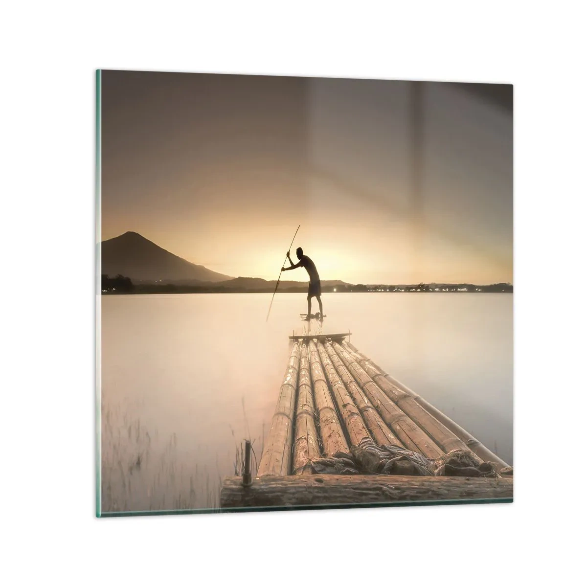 Billede på glas - Før du hviler - 70x70 cm