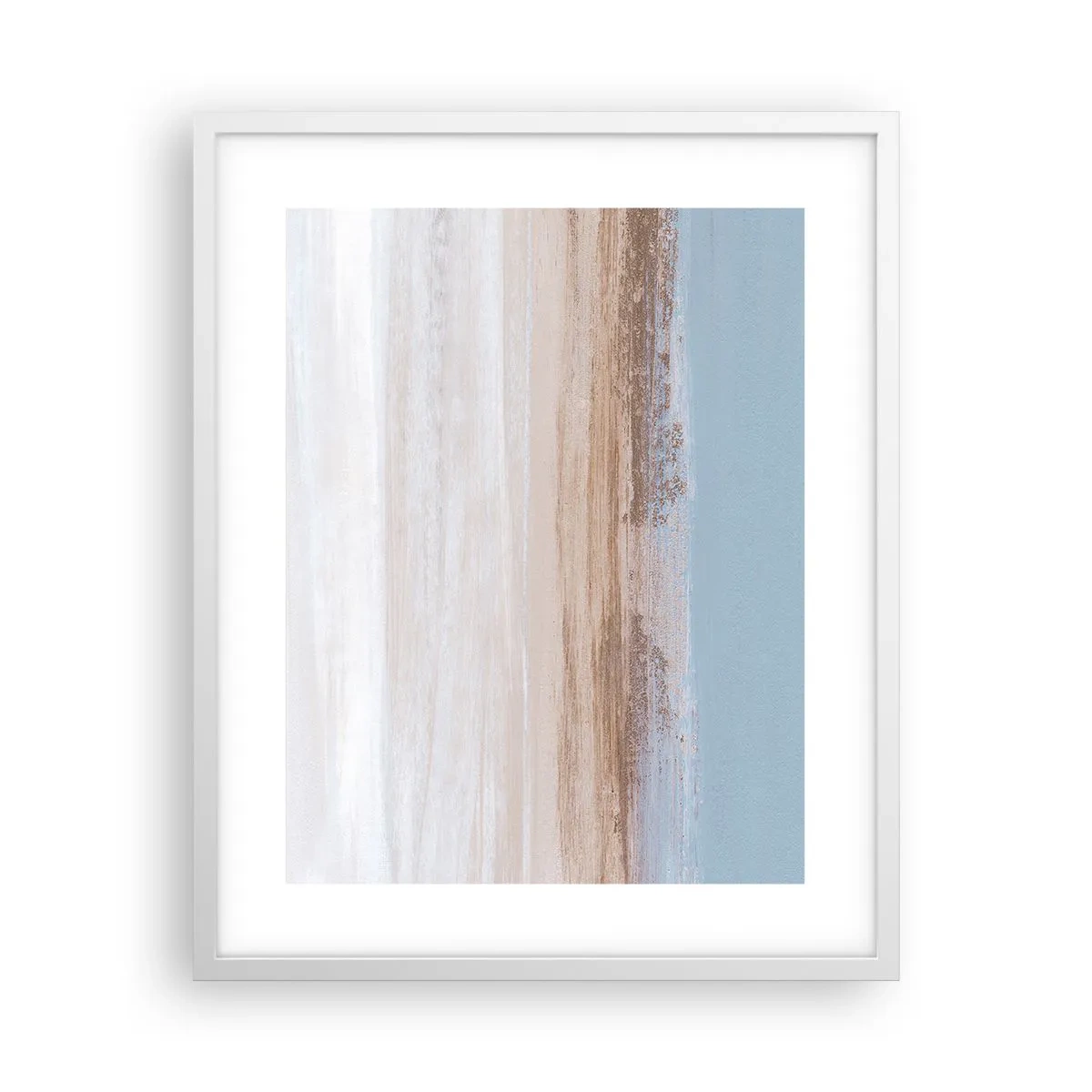 Plakat i hvid ramme - Tvetydigt landskab - 40x50 cm