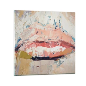 Billede på glas - Vækker sanserne - 40x40 cm