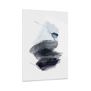 Billede på glas - Intensitet og bevægelse - 50x70 cm