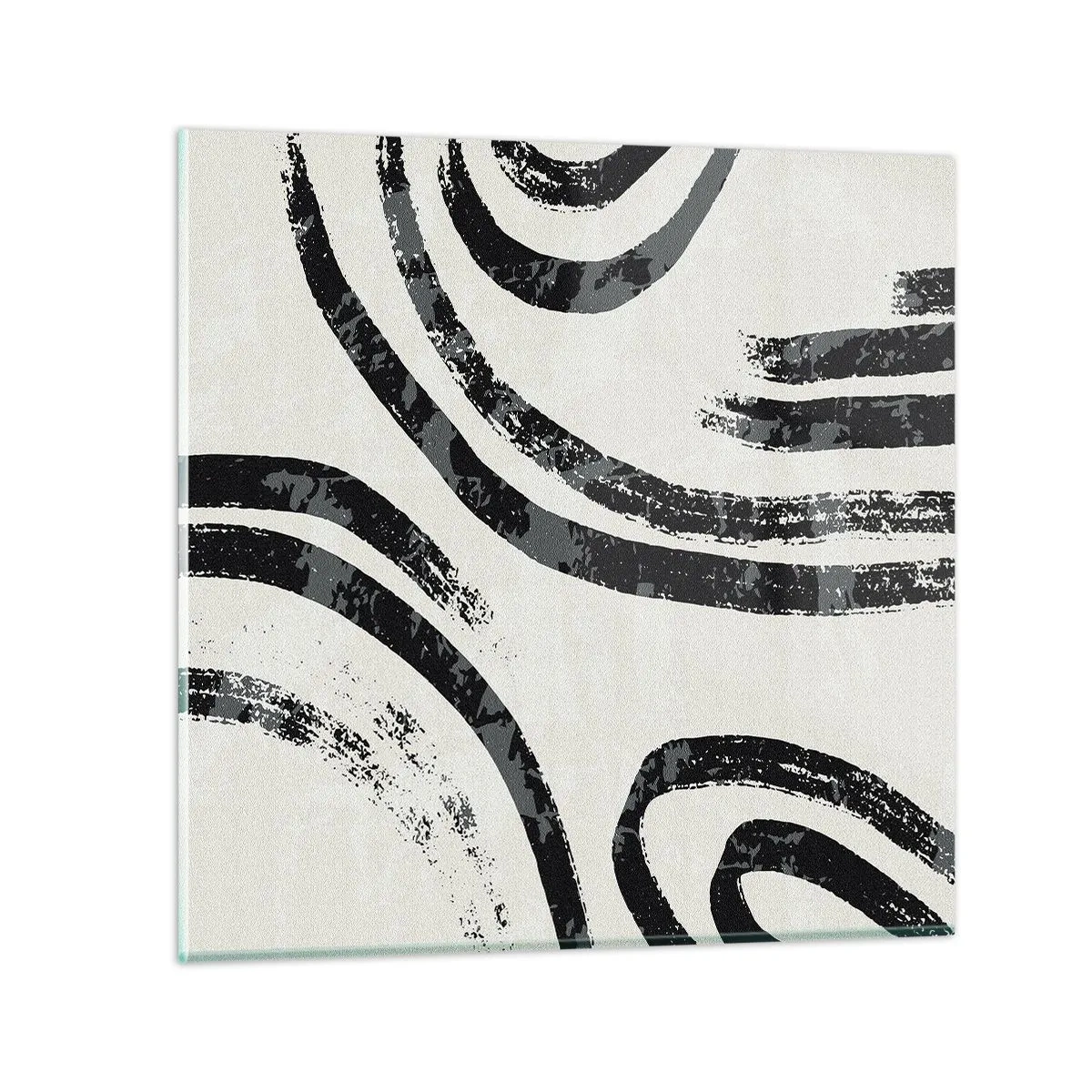 Billede på glas - Halvt stoppet - 50x50 cm