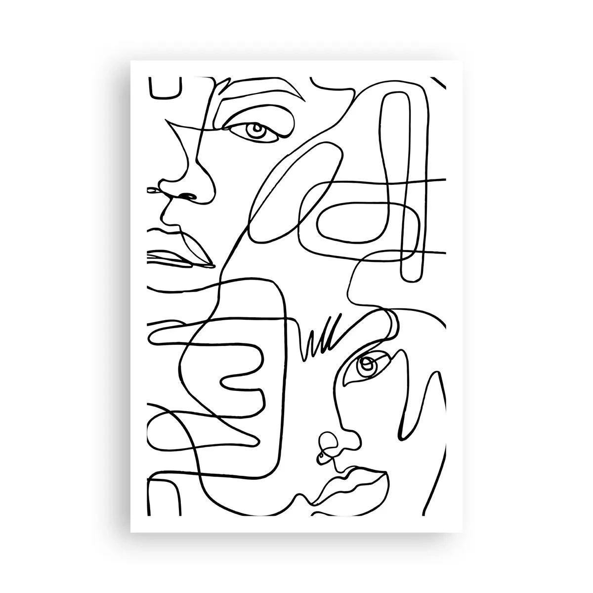 Plakat - I sammenfiltrede følelser - 70x100 cm