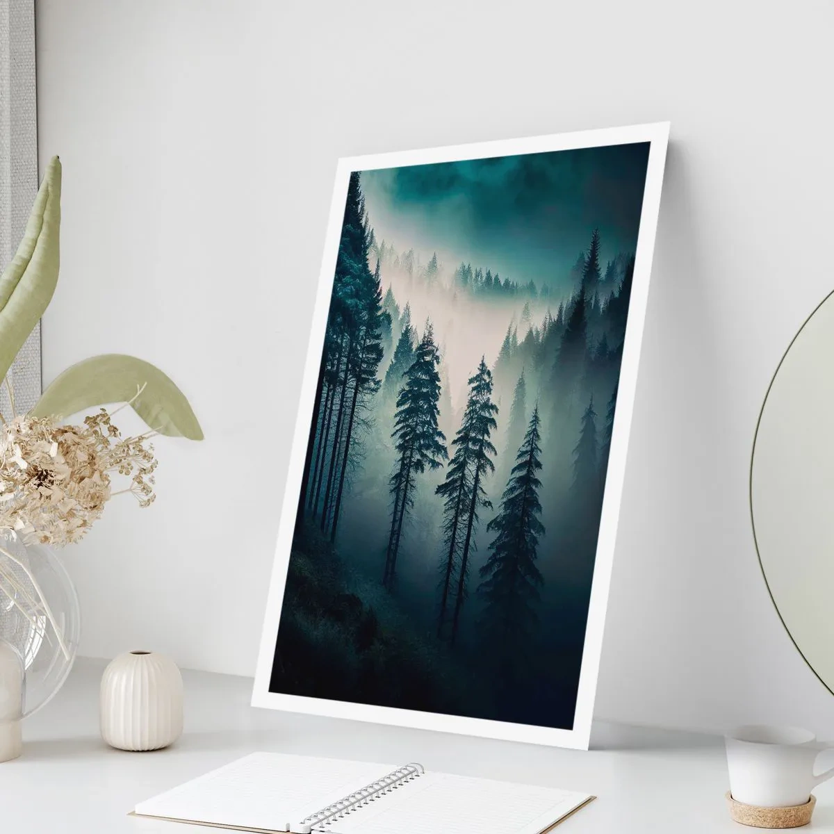 Plakat - Morgen i bjergene - 50x70 cm