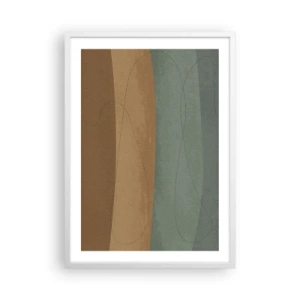 Plakat i hvid ramme - Vandret sammensætning - 50x70 cm