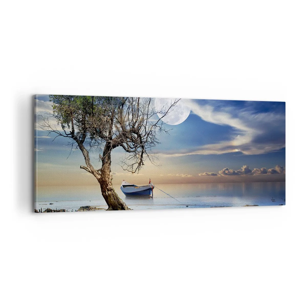 Lærredstryk - Billede på lærred - Er dette enden eller begyndelsen? - 100x40 cm