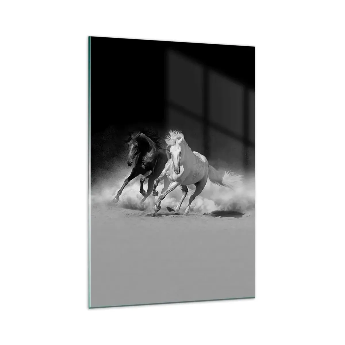 Billede på glas - Frihedens galop - 80x120 cm