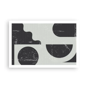 Plakat - Komposition over og under - 91x61 cm