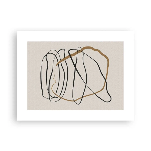 Plakat - Komposition - dans i besiddelse - 40x30 cm