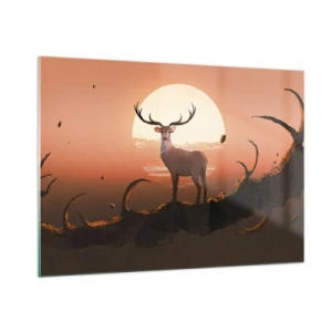 Billede på glas - Denne aften er ikke som alle andre - 100x70 cm