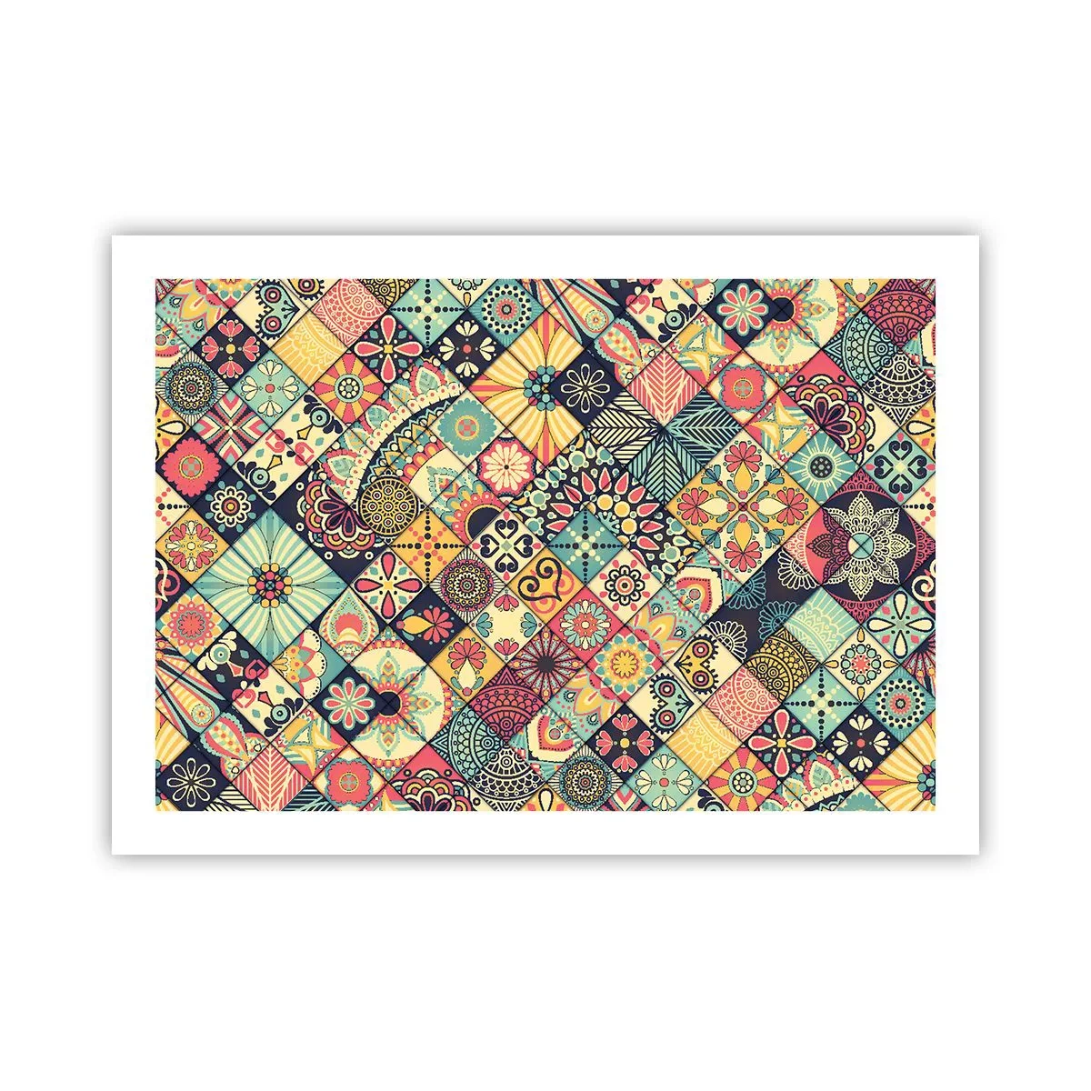 Plakat - Marokkansk stemning - 70x50 cm