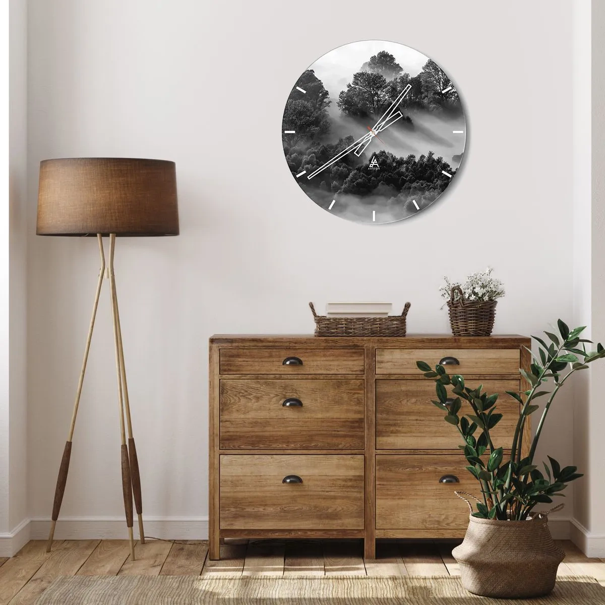 Vægur, Uret - At vågne fra søvnen - 30x30 cm