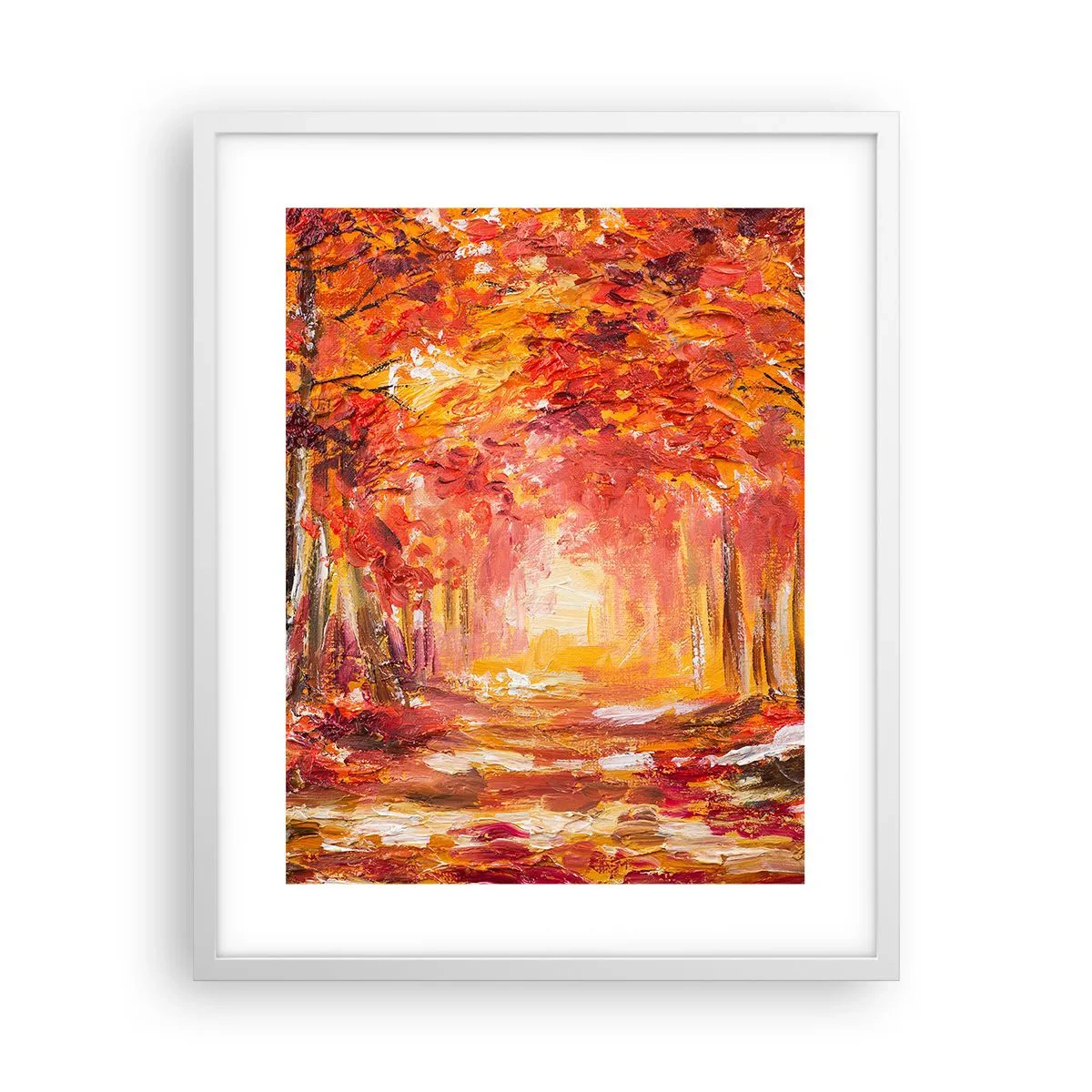 Plakat i hvid ramme - Kobberskov - 40x50 cm