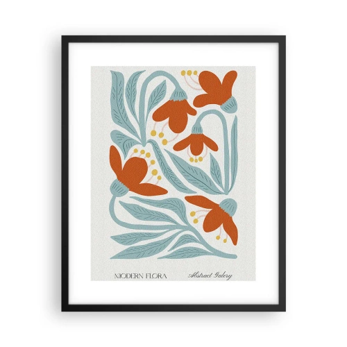 Plakat i sort ramme - Mod jorden, mod solen - 40x50 cm