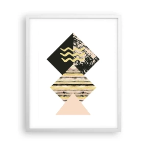 Plakat i hvid ramme - Ikke så simpelt - 40x50 cm