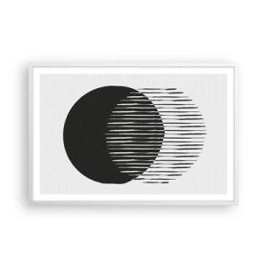 Plakat i hvid ramme - Hans alter ego - 91x61 cm