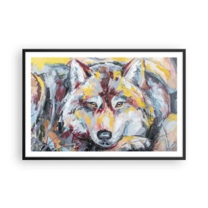 Plakat i sort ramme - Fred blandt kære - 91x61 cm