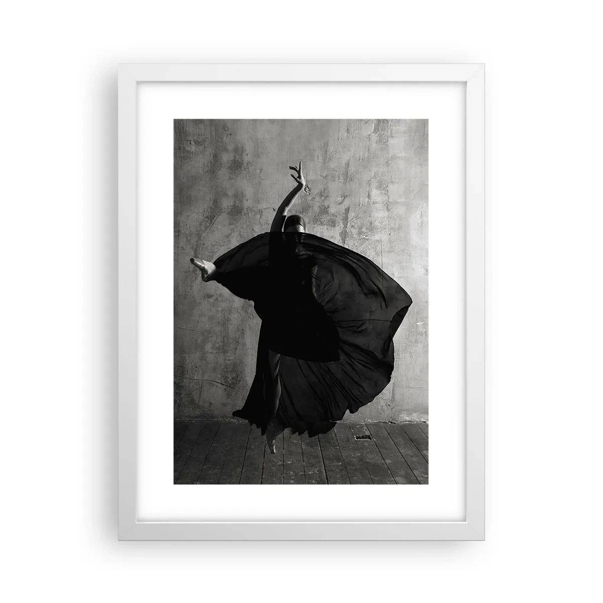 Plakat i hvid ramme - Passioneret bælte - 30x40 cm