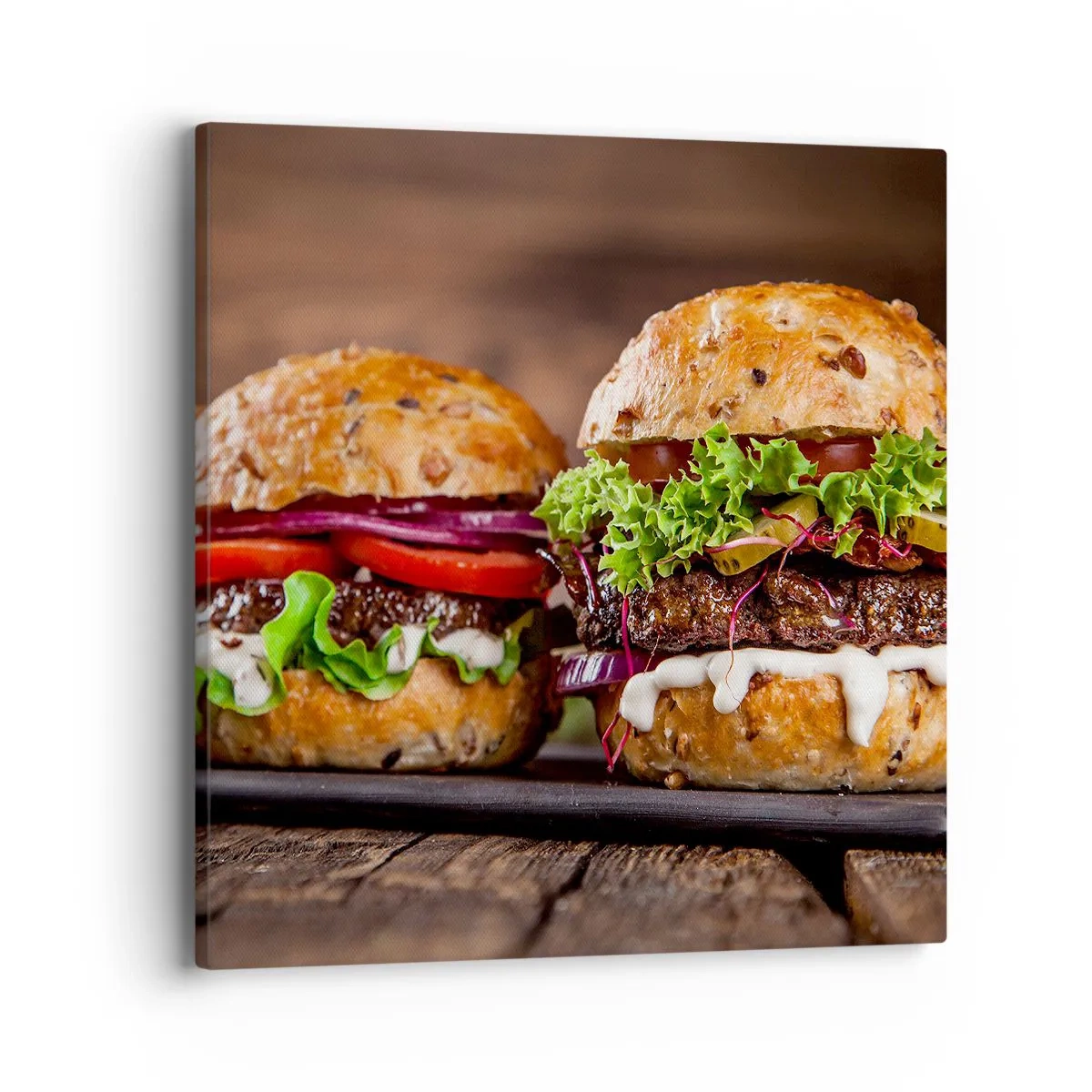 Lærredstryk - Billede på lærred - American dream - 40x40 cm