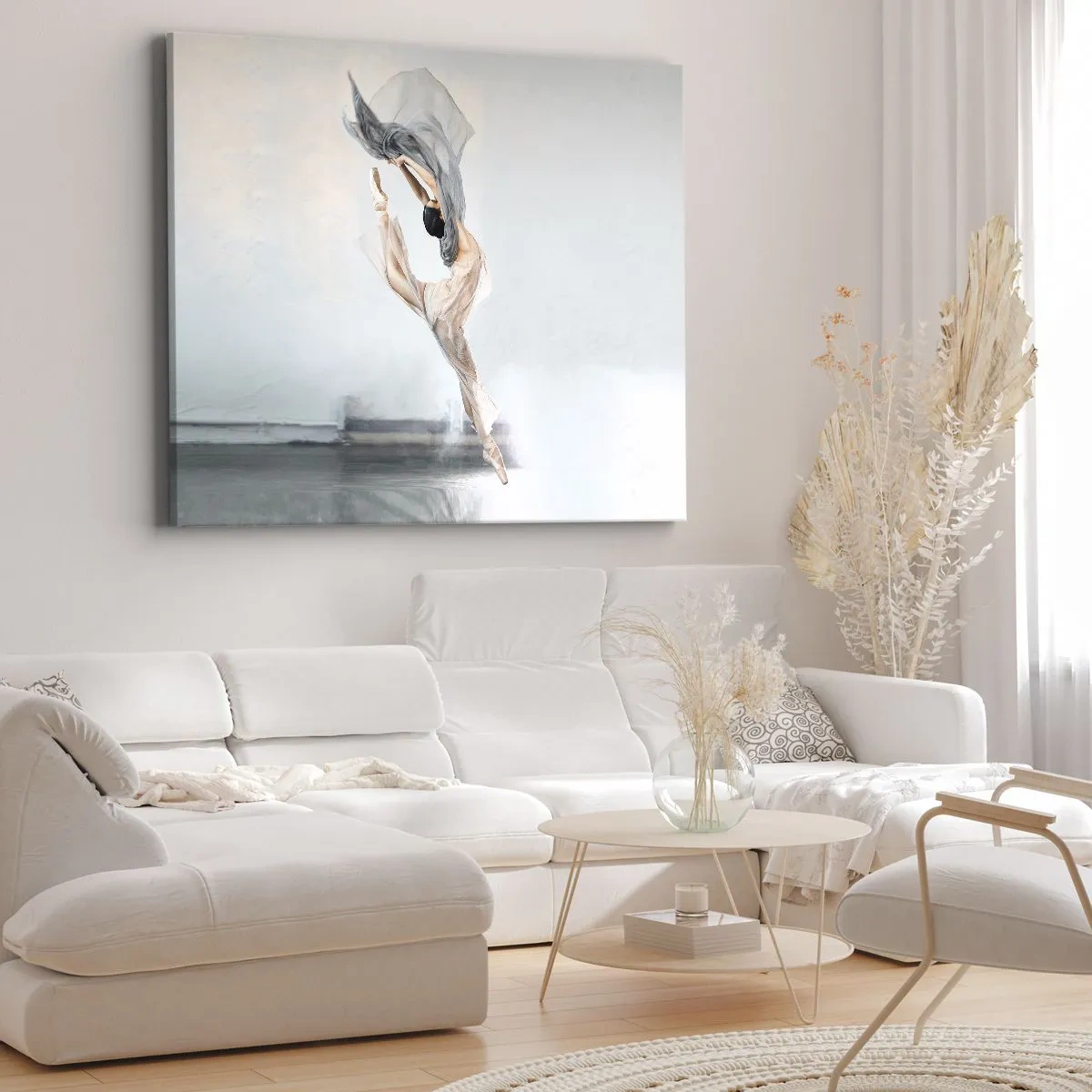 Lærredstryk - Billede på lærred - I dansende henrykkelse - 70x50 cm