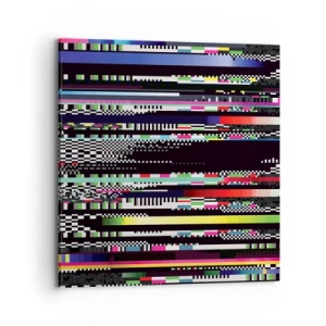 Lærredstryk - Billede på lærred - Det kontrollerede billede af virkeligheden - 70x70 cm