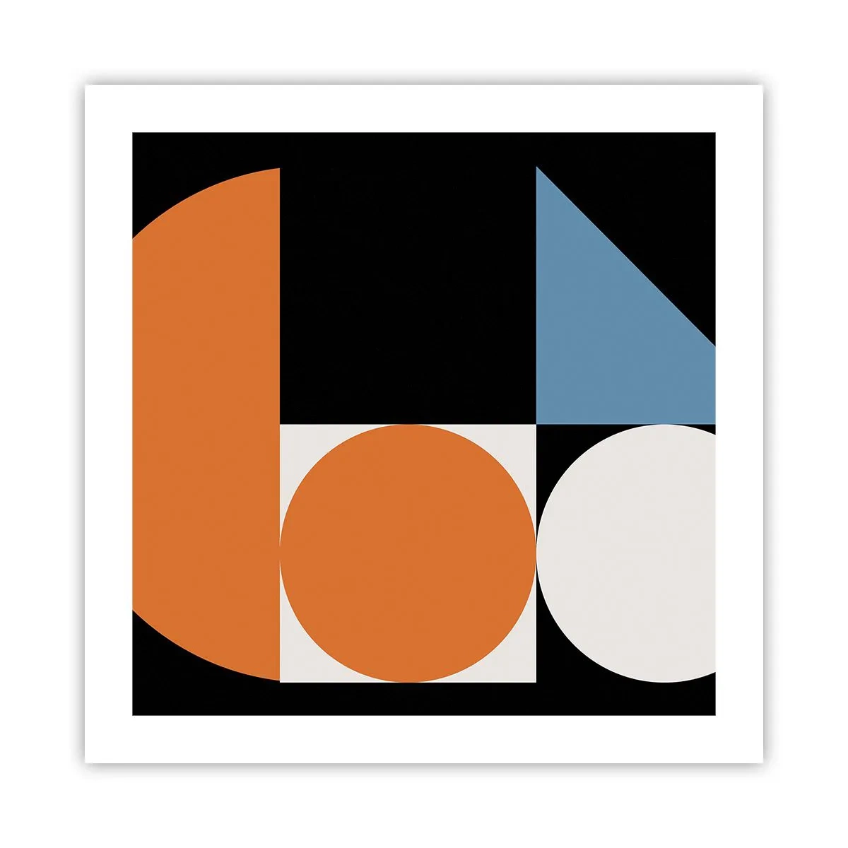 Plakat - System til figurer - 50x50 cm