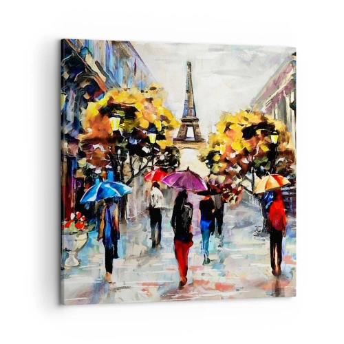 Lærredstryk - Billede på lærred - Særligt smuk om efteråret - 50x50 cm