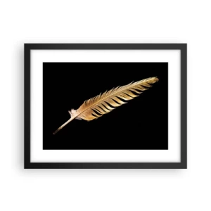 Plakat i sort ramme - Det er ikke nogen ringe præstation, at den... - 40x30 cm