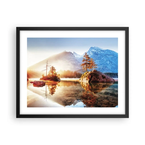 Plakat i sort ramme - Naturen i et nyt lys - 50x40 cm