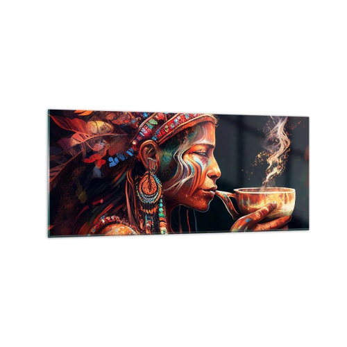 Billede på glas - Et magisk ritual - 120x50 cm