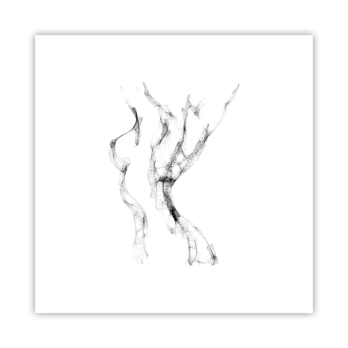 Plakat - Smuk og stærk - 30x30 cm