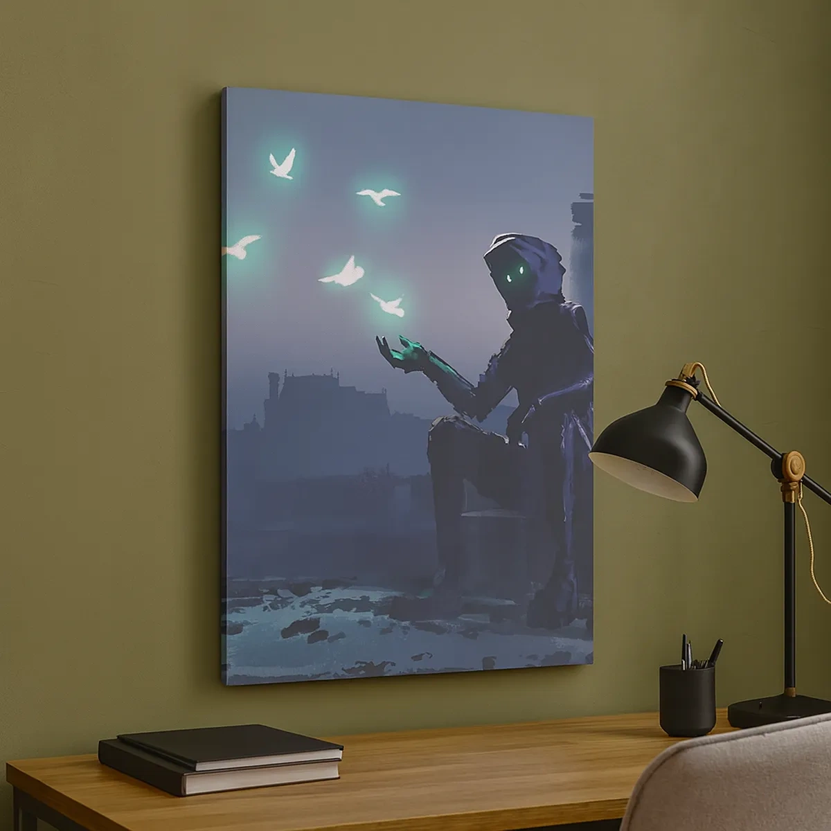 Lærredstryk - Billede på lærred - Livet vil vende tilbage - 50x70 cm