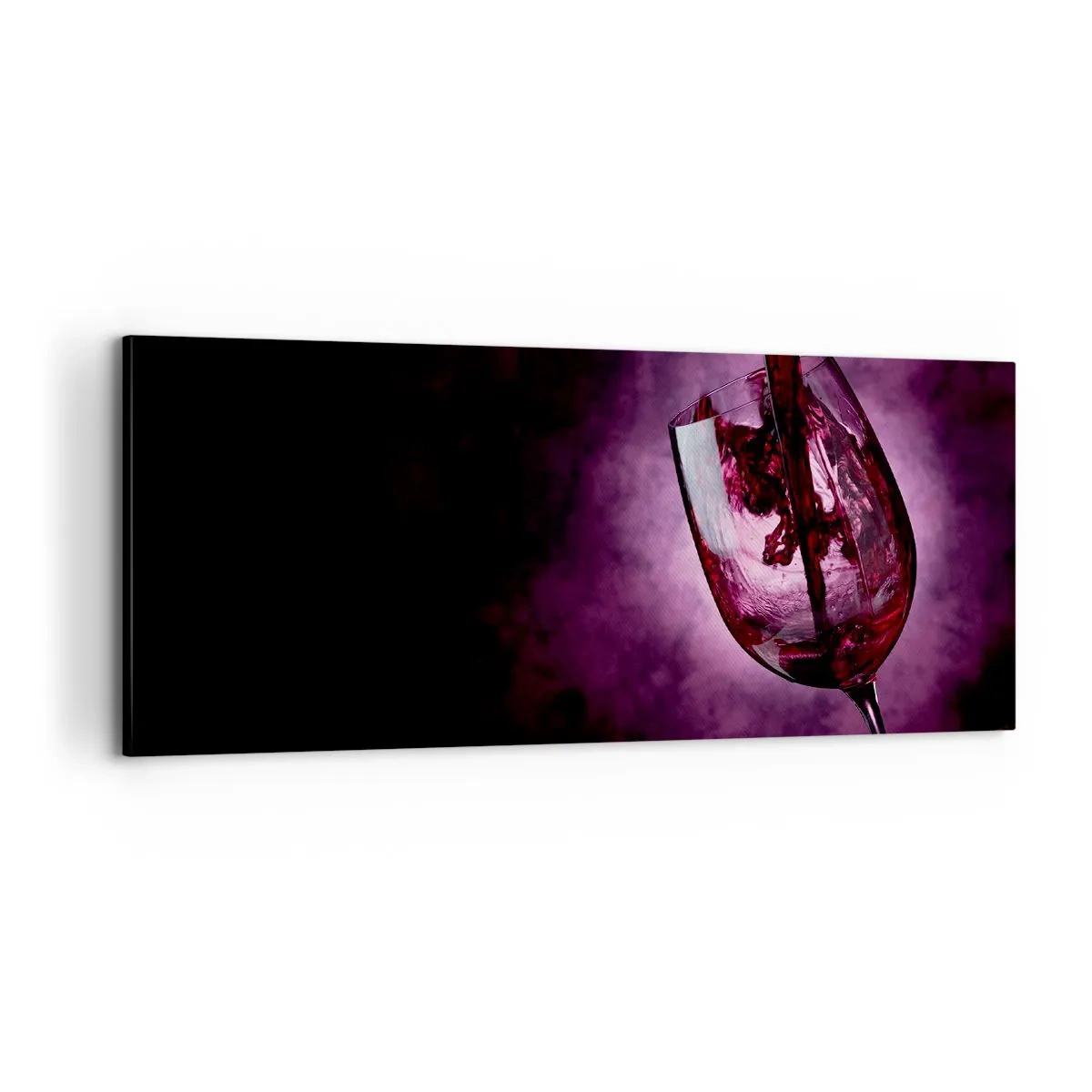 Lærredstryk - Billede på lærred - Skarlagen? Carmin? Nej, rubin. - 100x40 cm